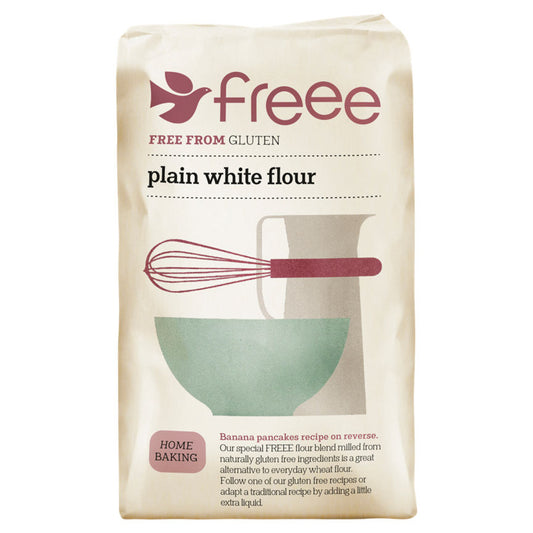 FREEE by Doves Farm Plain White Flour Free From Gluten Sugar & Home Baking ASDA   