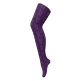 Sock Snob Ladies 80 Denier Opaque Patterned Tights 8-14 UK GOODS Superdrug Skye Purple  