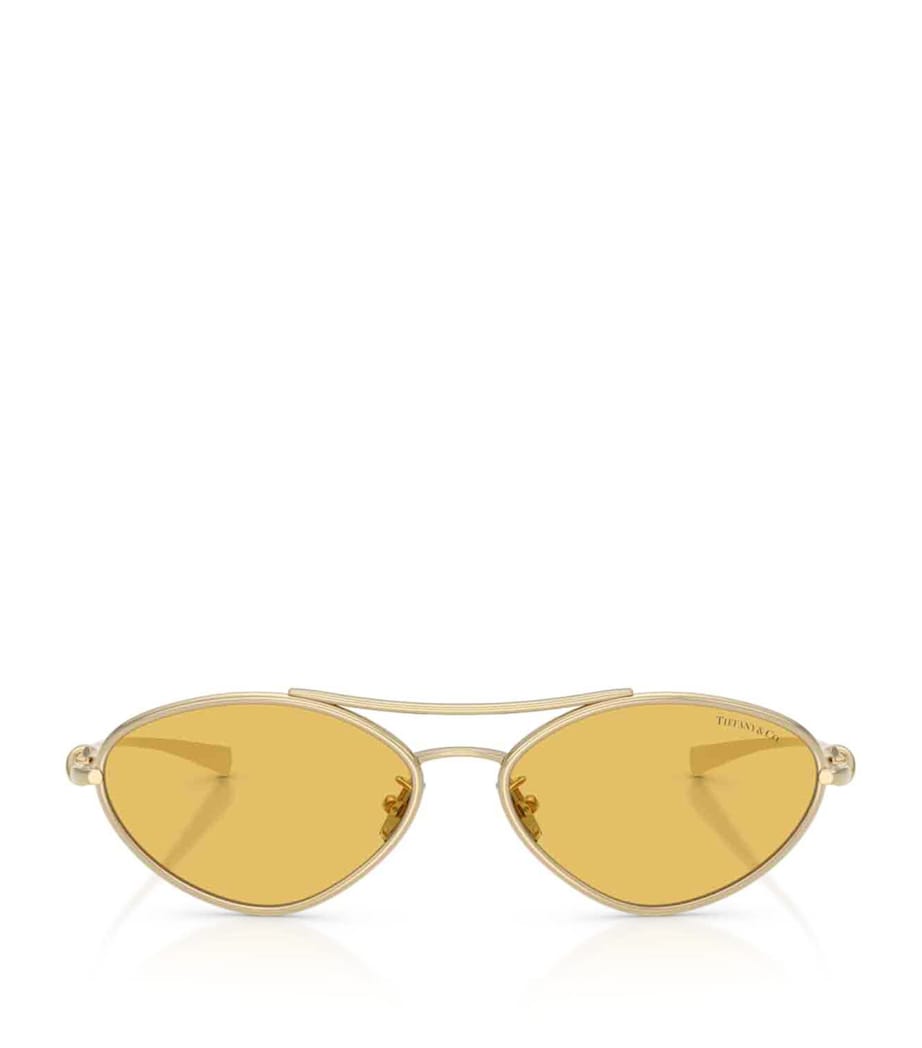 Tiffany & Co. TF3117 metal irregular sunglasses - British product