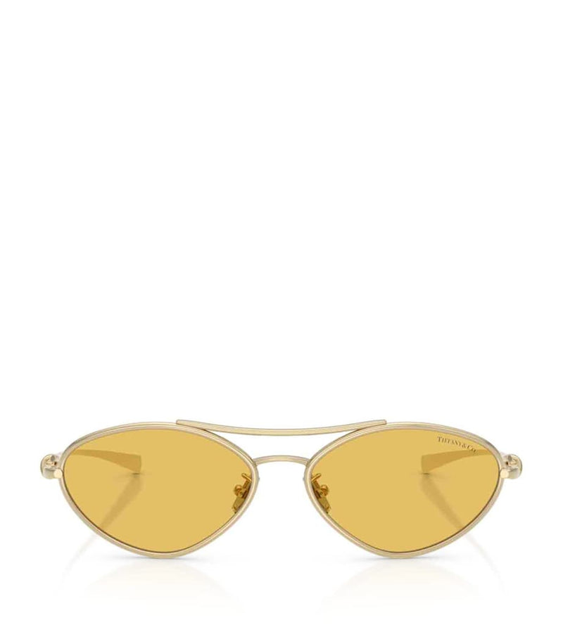 Tiffany & Co. TF3117 metal irregular sunglasses - British product