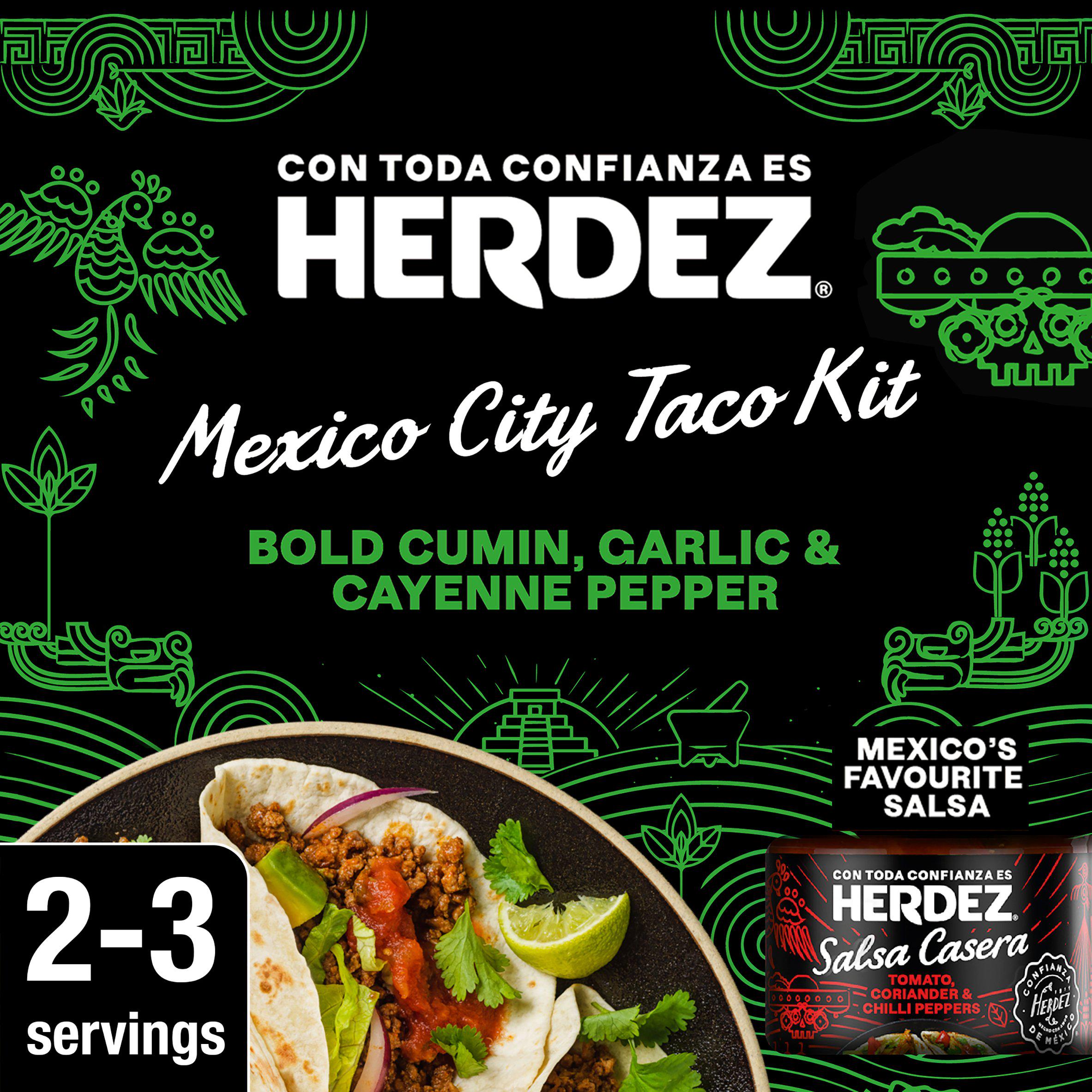 Herdez Mexico City Taco Kit 497g GOODS Sainsburys   