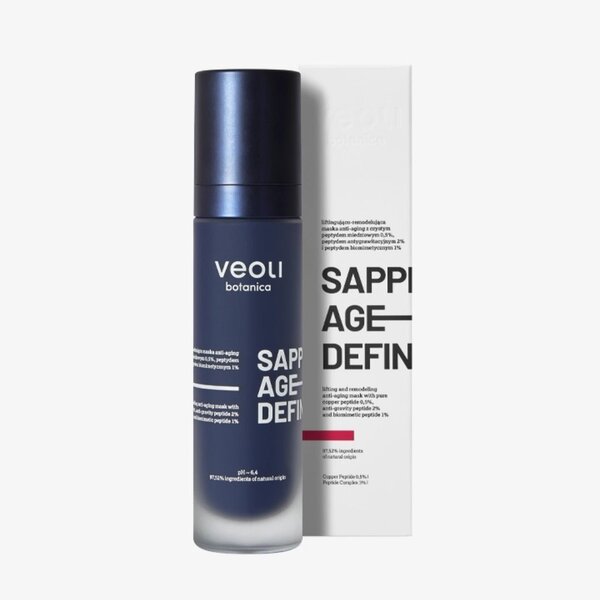 Veoli Botanica Sapphire Age-Definer lifting anti-aging mask 50ml - British product