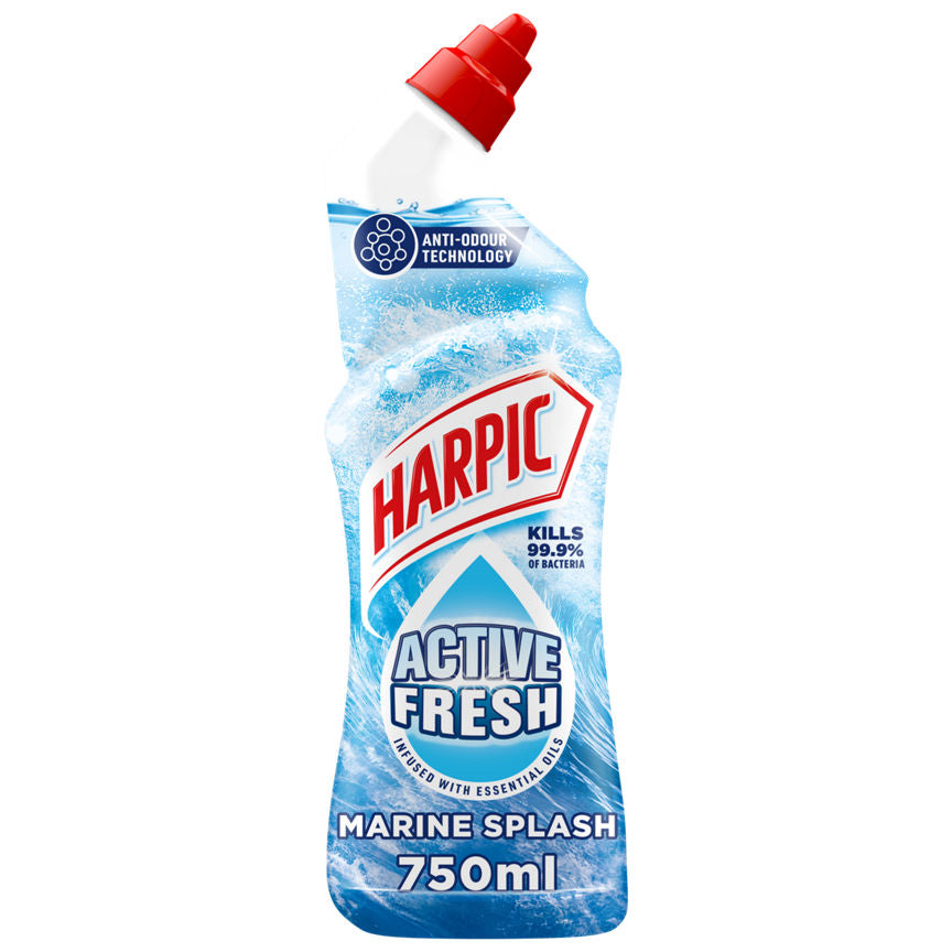 Harpic Active Fresh Marine Splash Accessories & Cleaning ASDA   