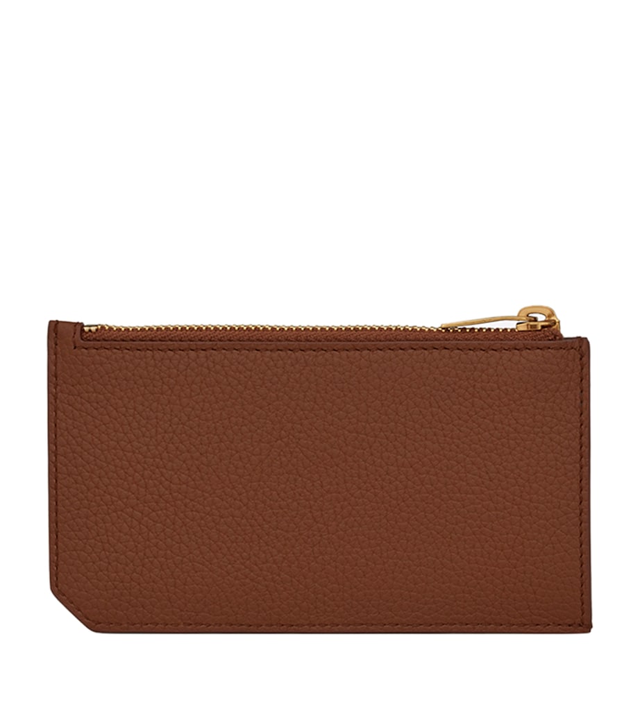 Saint Laurent monogram leather card holder - British product