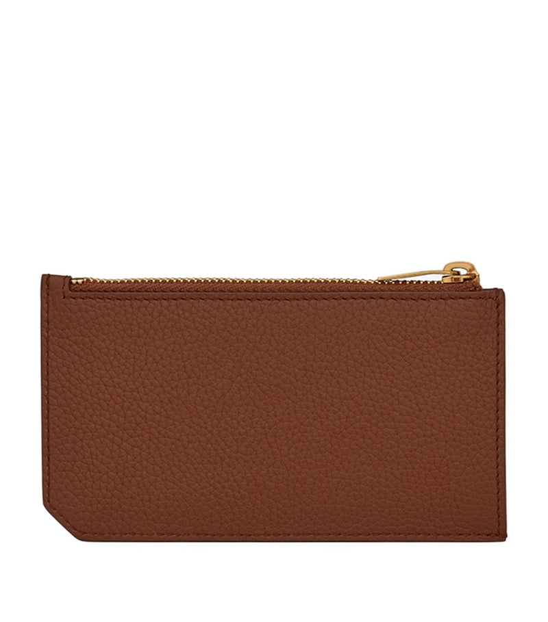 Saint Laurent monogram leather card holder - British product