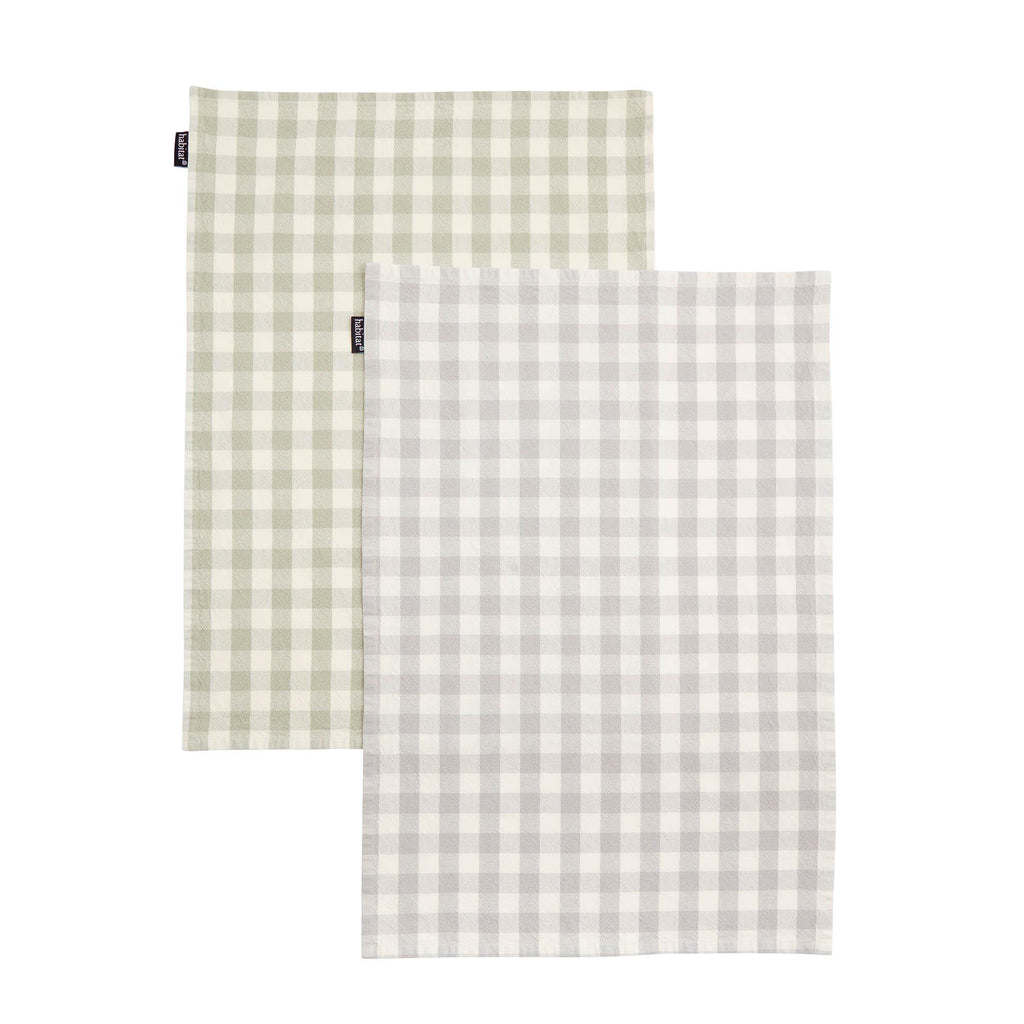 Habitat Gingham Tea Towels 3pk