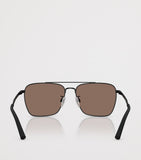 Oliver Peoples R-15 Square Metall-Sonnenbrille, UK Version