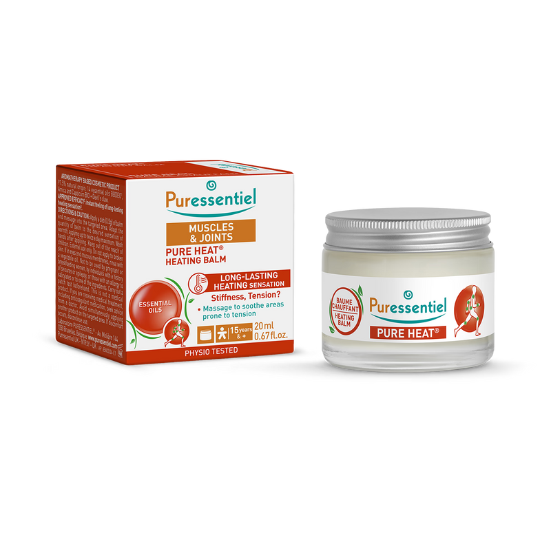 Puressentiel warming balm for muscle relief 20ml - British product
