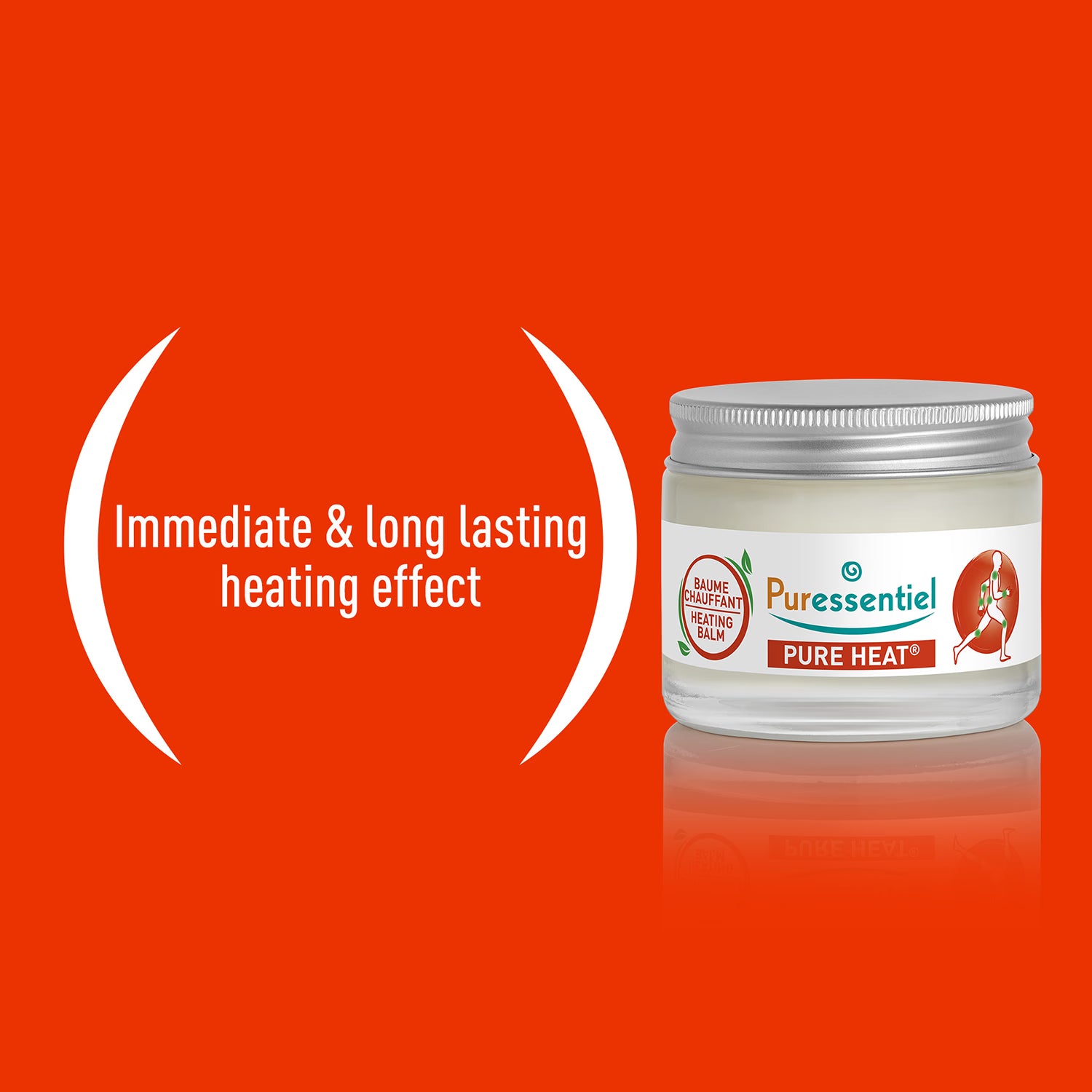 Puressentiel warming balm for muscle relief 20ml - British product