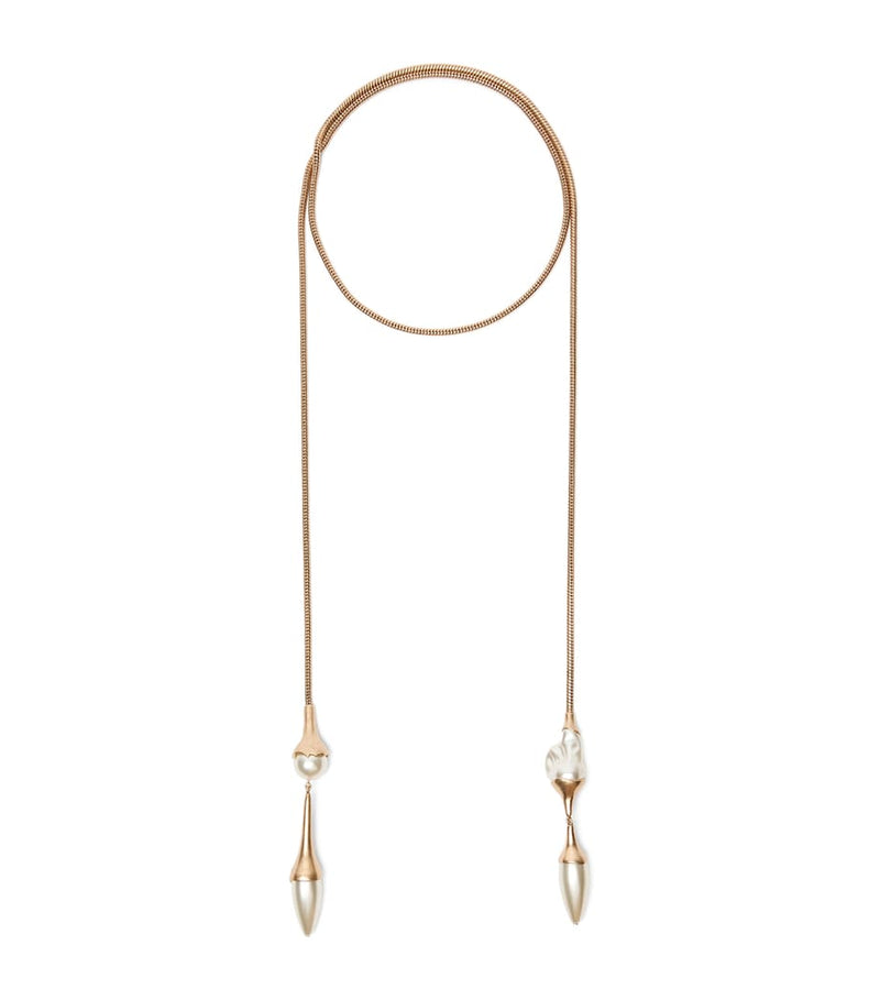 Weekend Max Mara faux pearl wraparound necklace, UK version