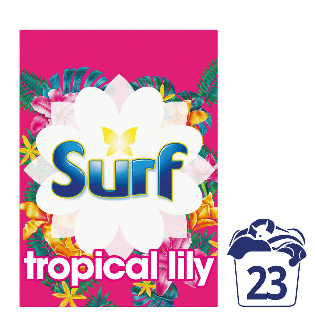 Surf Tropical Lily Laundry Powder 23 Washes 1.15kg