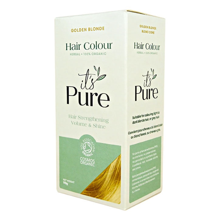 It's Pure Organic Herbal Hair Colour Very Dark Brown 110g Henna Holland&Barrett   