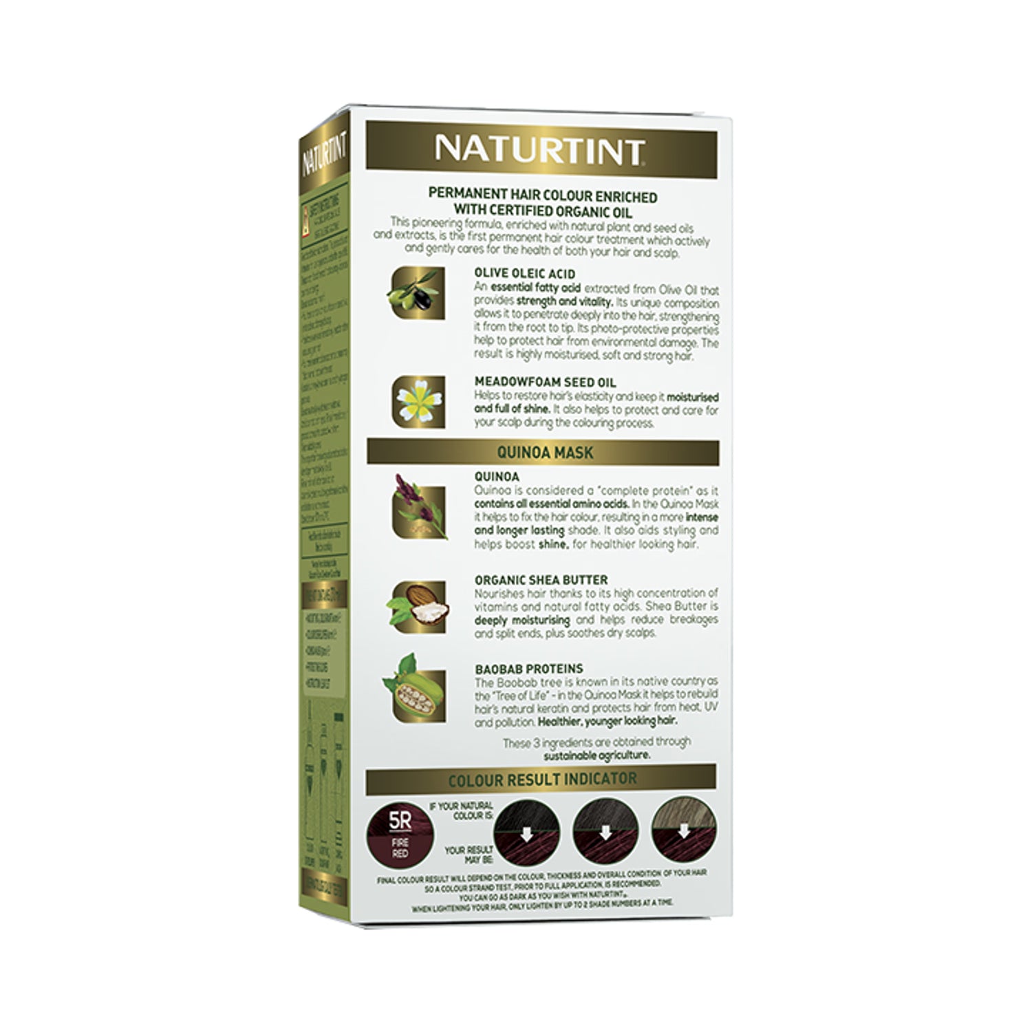 علبة صبغة شعر دائمة Naturtint 5R أحمر ناري، مستوردة من المملكة المتحدة