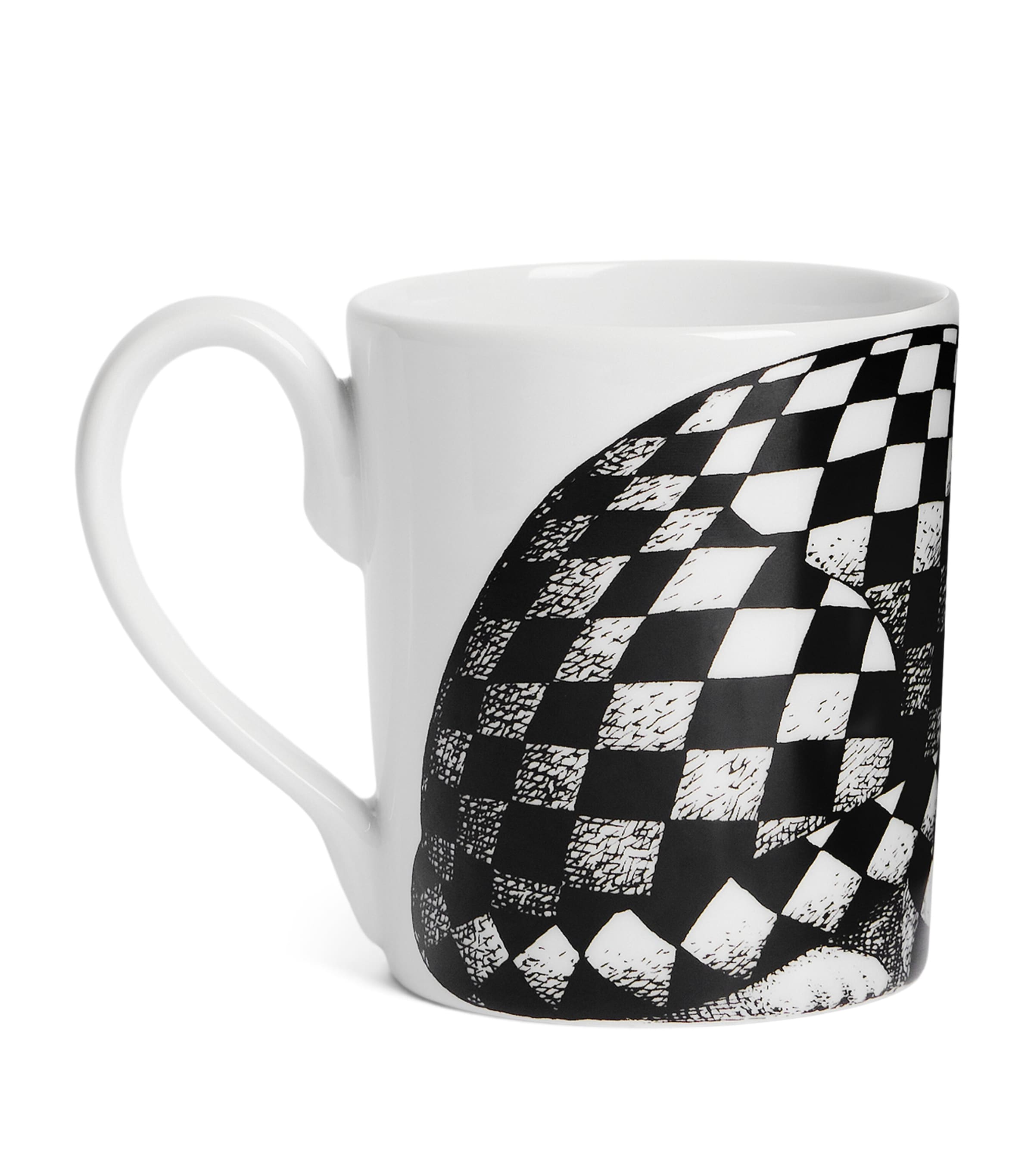 Fornasetti Porcelain High Fidelity Mug - British product