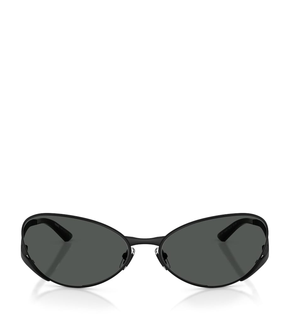 Versace oval sunglasses model 0VE2285 metal frame (British brand)