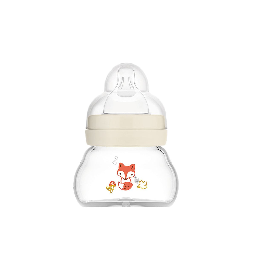 MAM Feel Good Glass bottle, 90ml with Extra Slow Flow teat