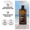 Piz Buin sun cream sensitive skin lotion 200ml , UK version