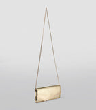 Jimmy Choo Emmie clutch bag with metallic finish, imported from the UK