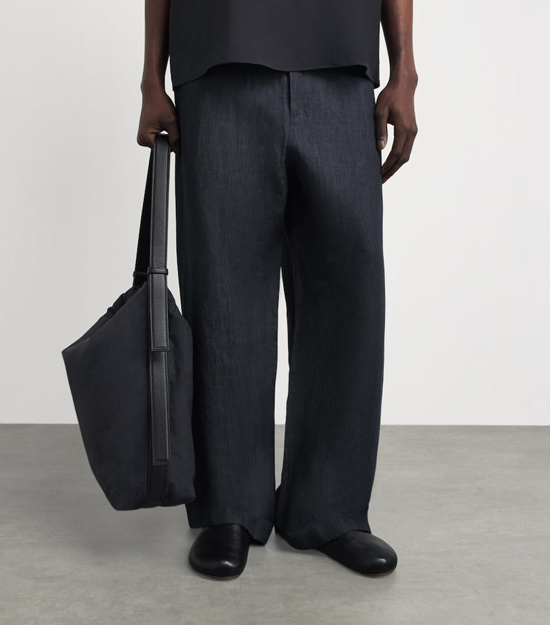 Studio Nicholson large nylon Airport shoulder bag, imported from the UK