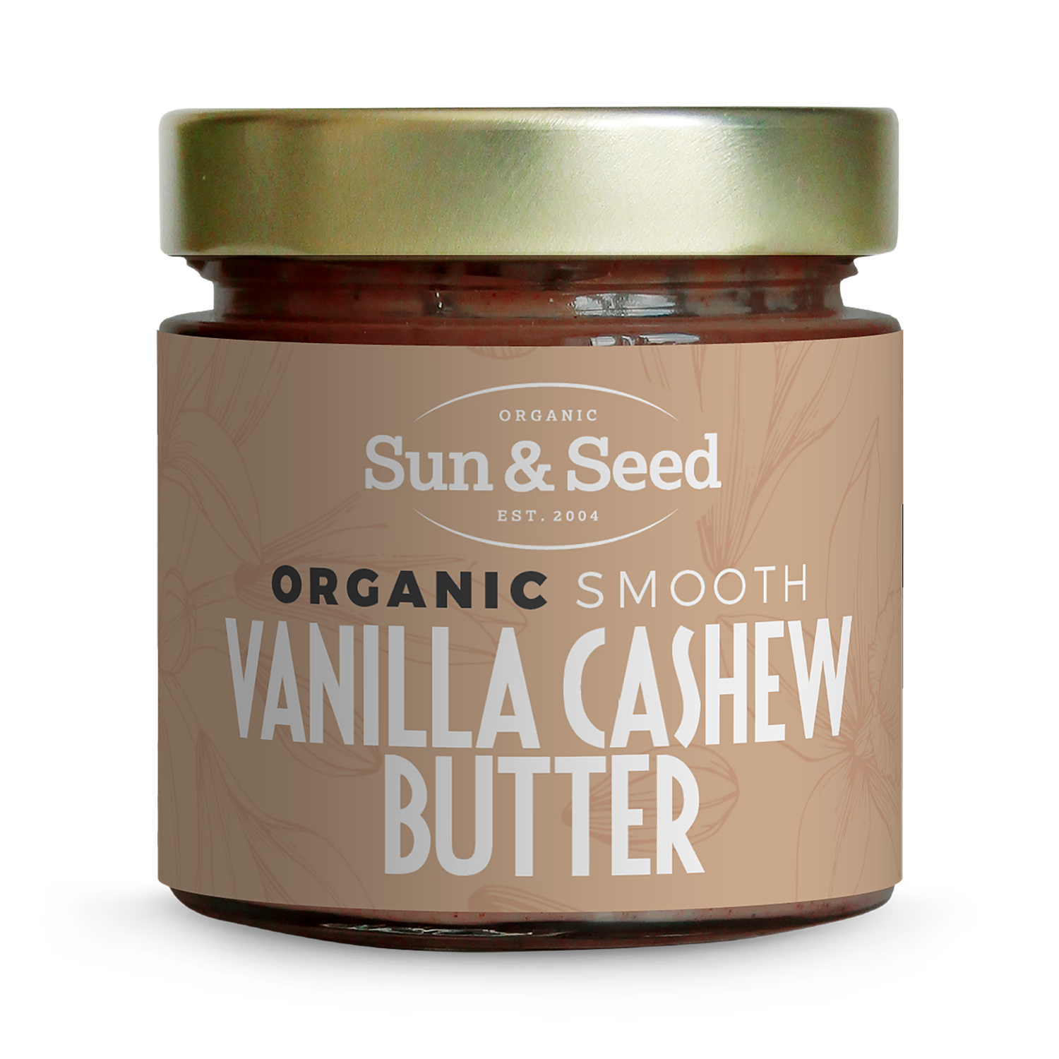 Sun & Seed organic smooth vanilla cashew butter 200g - British product