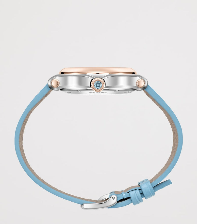 Chopard Happy Sport watch 33mm rose gold steel diamond (British brand)