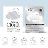 Silver Cloud silver ion infused satin pillowcase 50x75cm twin pack - British product