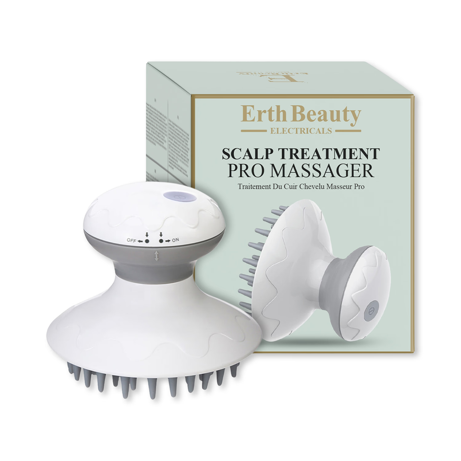 Erth Skin London electronic scalp massager (British brand)
