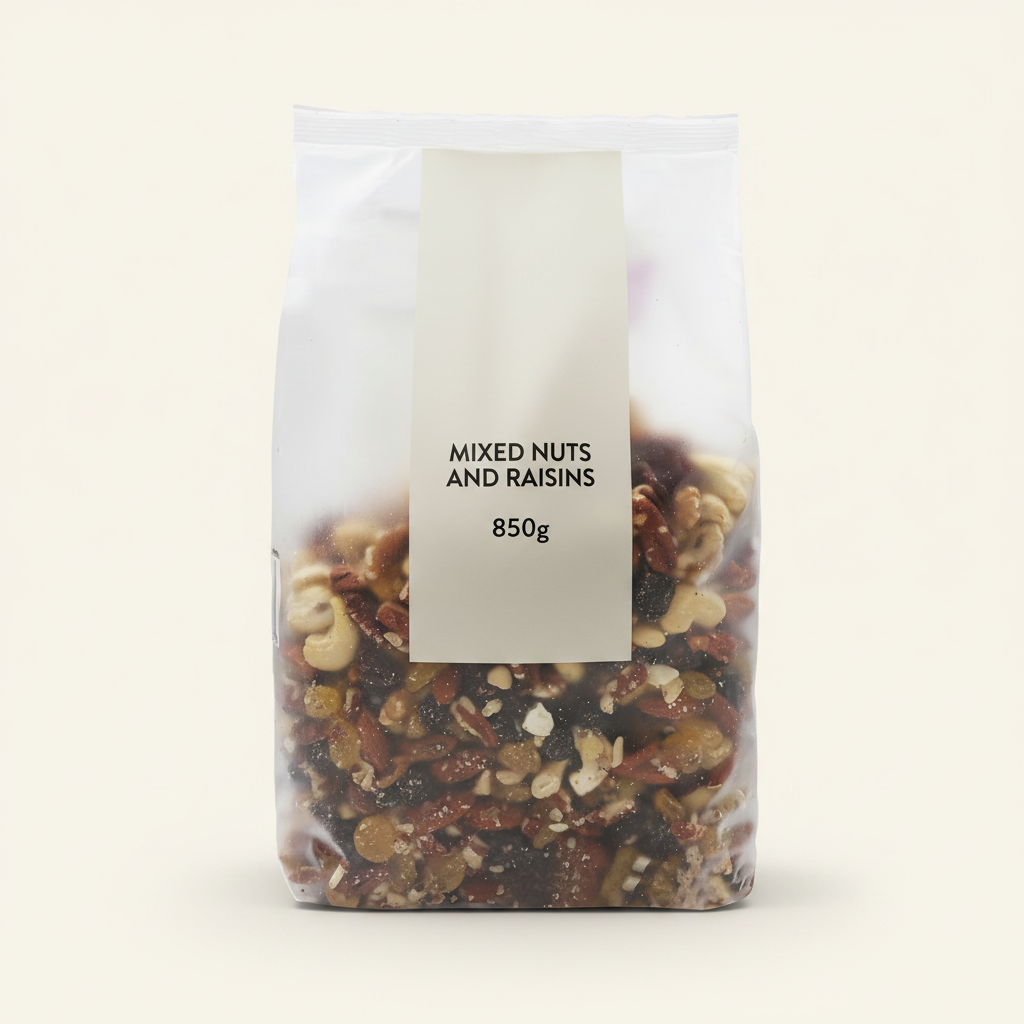 Holland & Barrett Mixed Nuts and Raisins 850g - British product