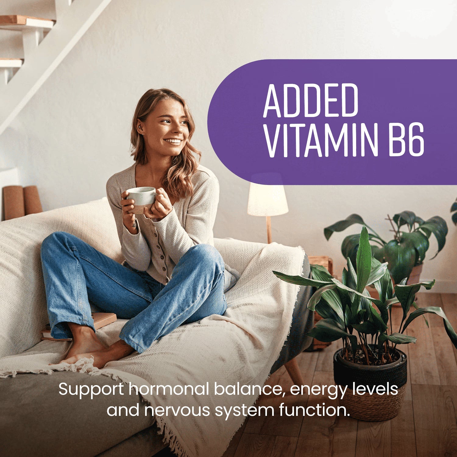 VitaBright starflower oil supplement with vitamin B6 1000mg 90 softgels (British brand)