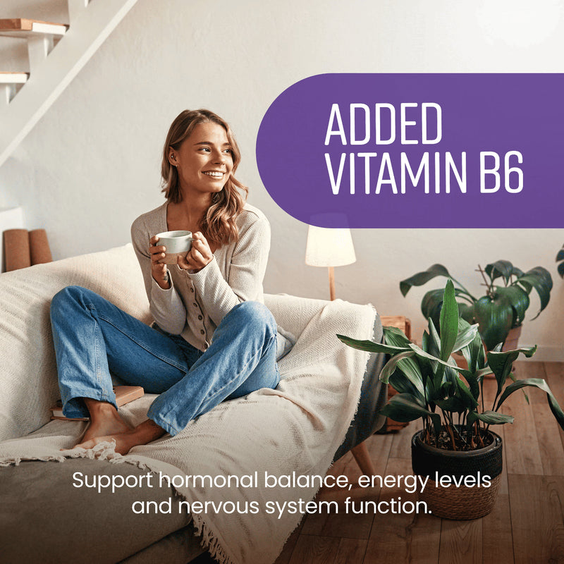 VitaBright starflower oil supplement with vitamin B6 1000mg 90 softgels (British brand)