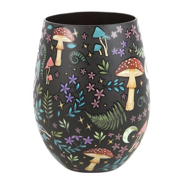 Something Different stemless wine glass Dark Forest Printed 12cm (British brand)