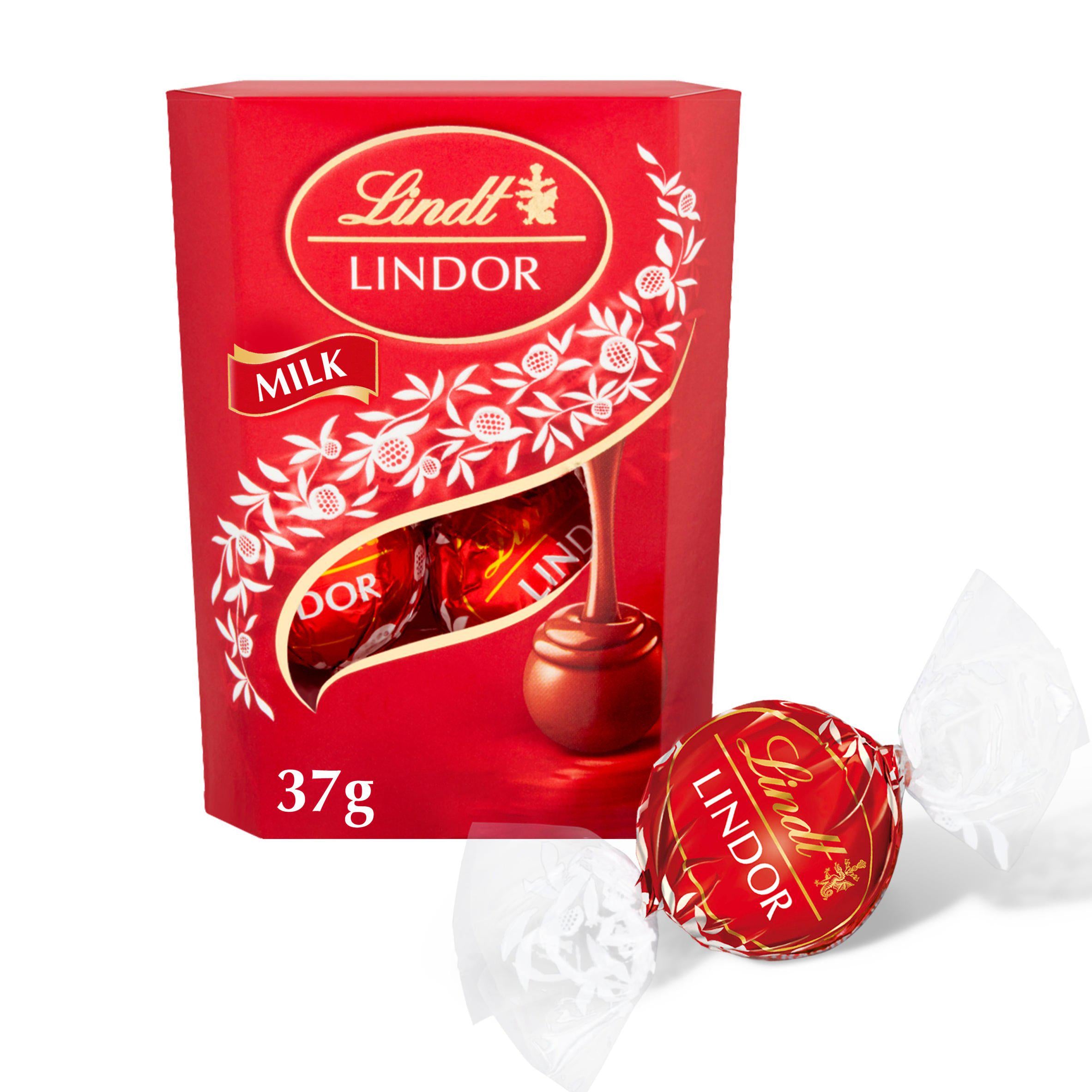 Lindt Lindor Milk Chocolate Truffles Box 37g GOODS Sainsburys   