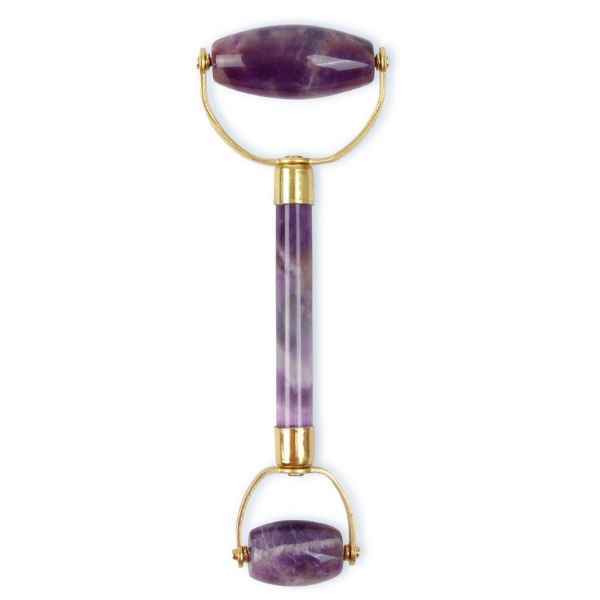 White Lotus amethyst crystal roller (British brand)