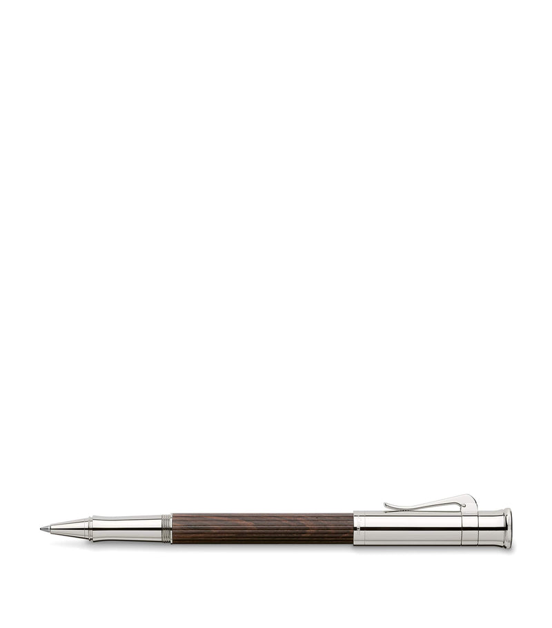 Graf von Faber-Castell wool and platinum-plated classic rollerball pen, UK version