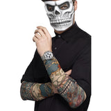 Smiffys Day of the Dead tattoo sleeve multi-coloured - British product