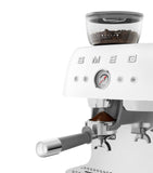 Smeg EGF03WHUK espresso coffee machine with grinder (British brand)