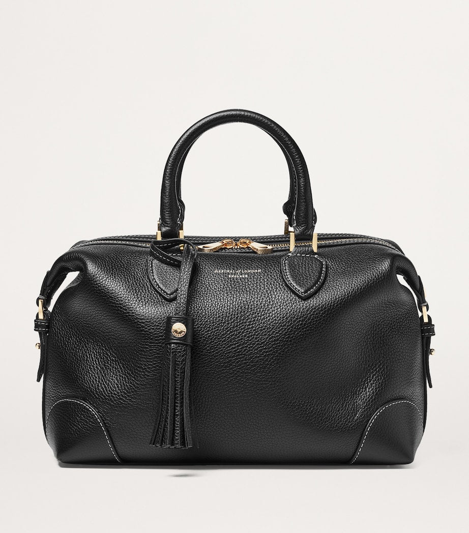 Aspinal of London Hudson bowling bag leather midi, UK version