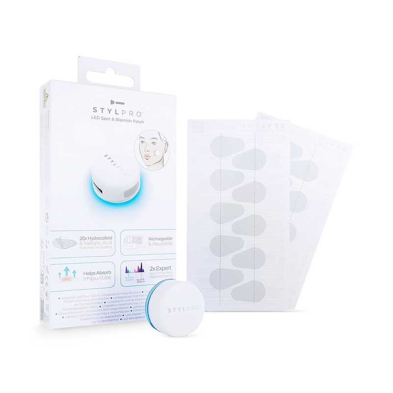 Stylpro LED spot and blemish patch with 20 patches, UK version