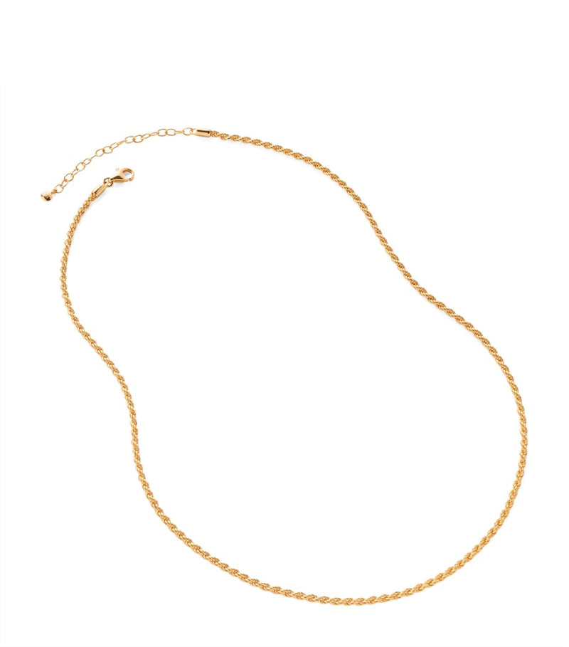 Monica Vinader Gold Vermeil Alta necklace (British brand)
