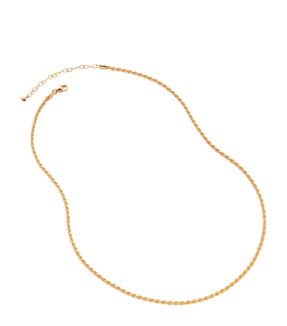 Monica Vinader Gold Vermeil Alta necklace (British brand)