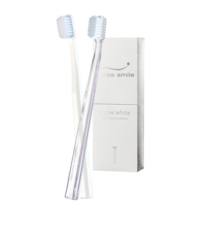 Set de Brosses à Dents avec Particules Micro-Nettoyantes, 2 Pièces