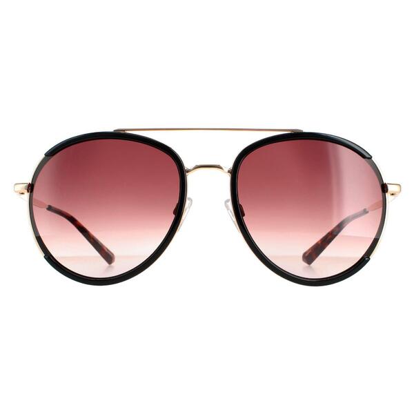 Ted Baker Gaia aviator sunglasses black gradient - British product