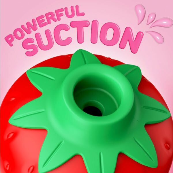 So Divine strawberry clitoral suction stimulator (British brand)