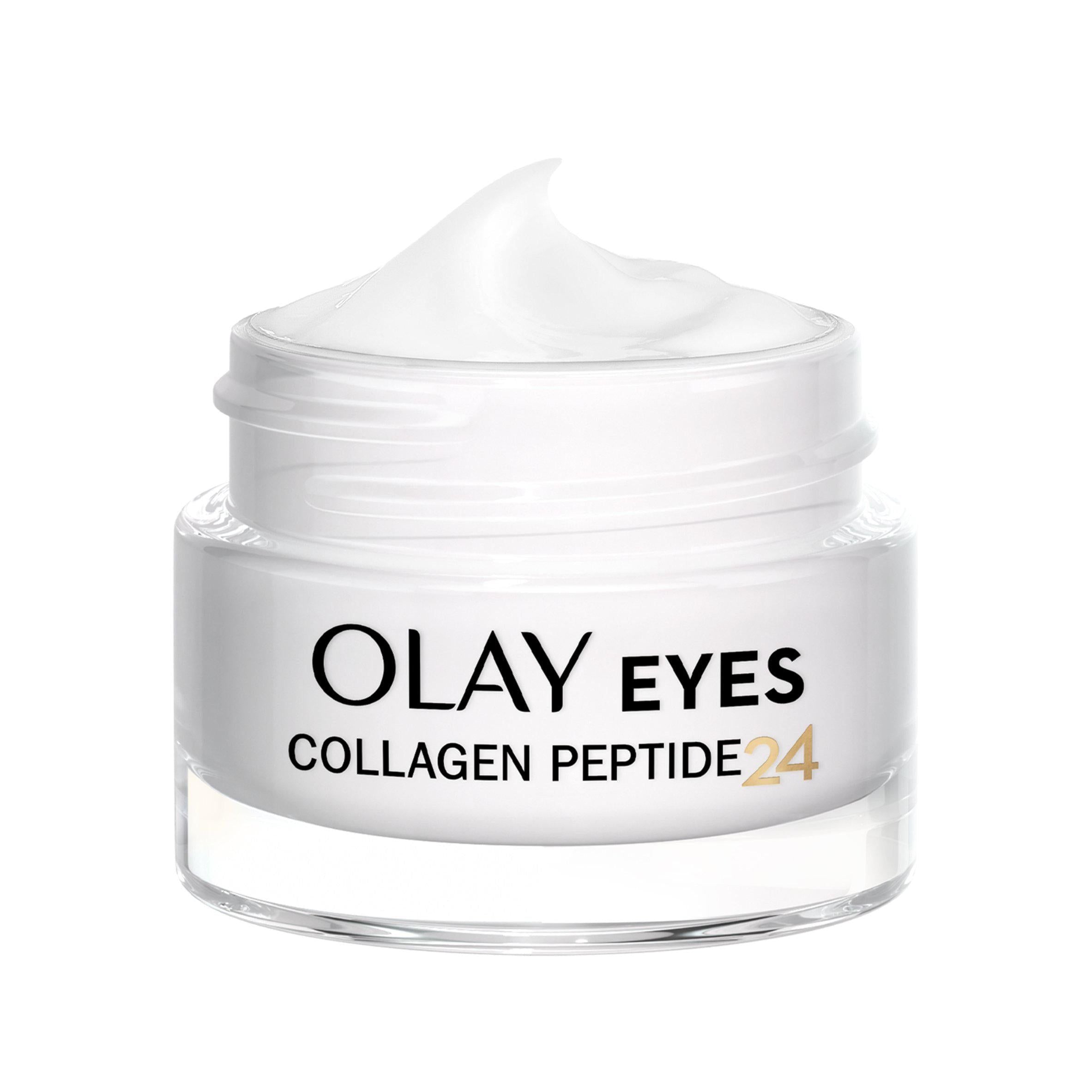 Olay Collagen Peptide Eye Cream Anti Ageing Restoring Skincare with Niacinamide 15ml body cream & moisturisers Sainsburys   