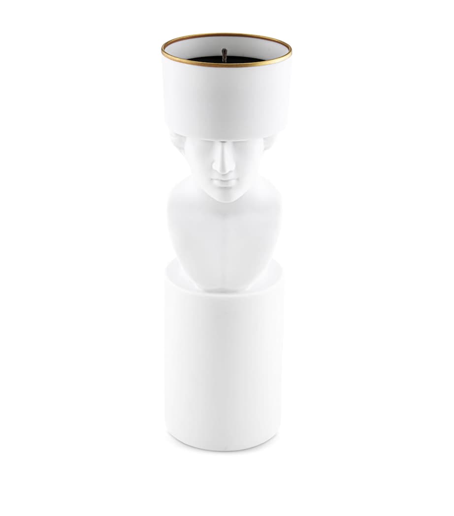 GINORI 1735 porcelain Il Letterato candle holder - British product
