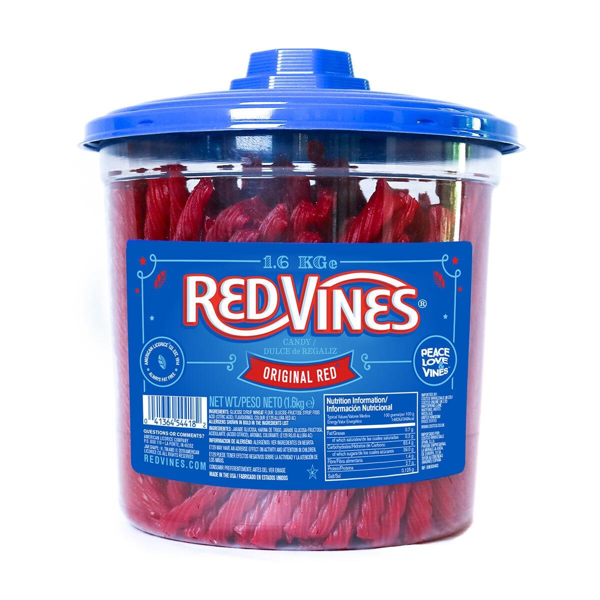 Red Vines Original Twists, 1.6kg GOODS Costco UK