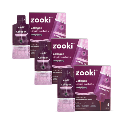 Holland & Barrett Zooki Super Strength Marine Collagen 11,000mg Blackcurrant Flavour 90 Sachets- Buy online at McGrocer