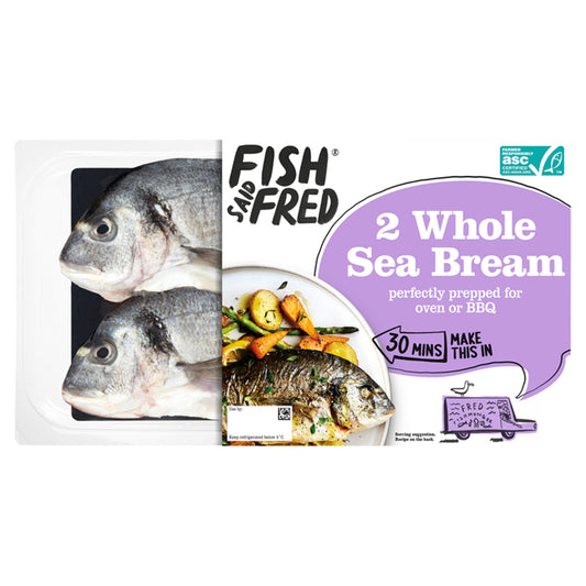 Fish Said Fred Whole Sea Bream 520g GOODS Sainsburys   