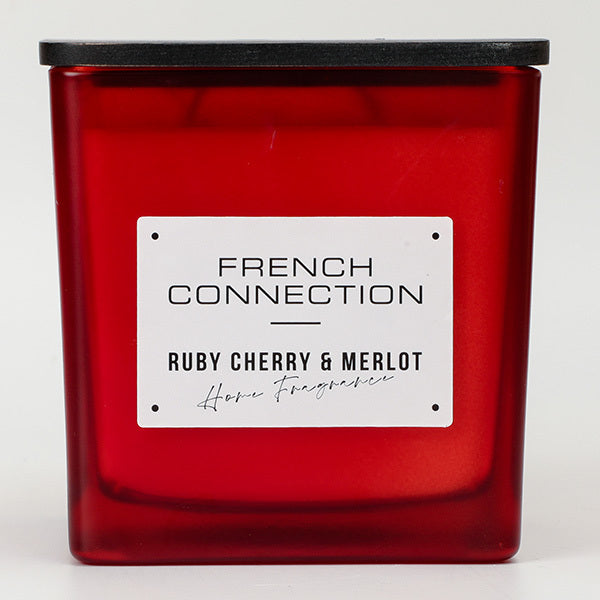 French Connection autumn candle cherry merlot 800g - British product