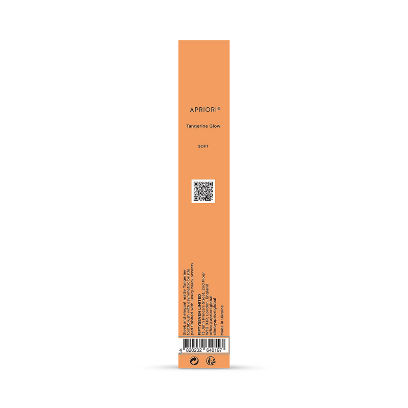 Apriori Tangerine Glow soft toothbrush - British product